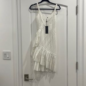 BCBG white summer dress